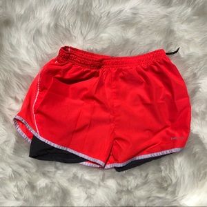 WORKOUT SHORTS WITH SHORTS UNDERNEATH